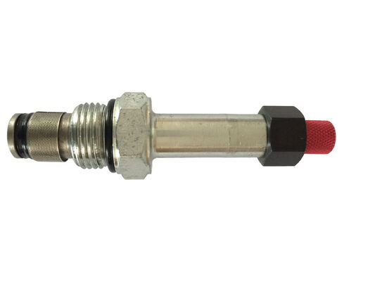 Hydraulic 2 Position 2 Way Normally Closed Solenoid Valve Cartridge With Manual Override
