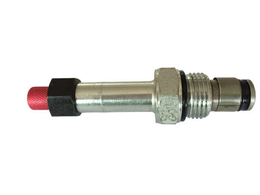 Hydraulic 2 Position 2 Way Normally Closed Solenoid Valve Cartridge With Manual Override