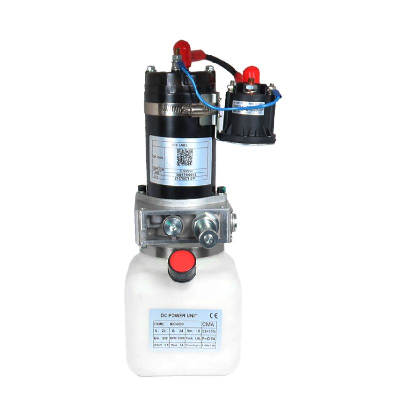 DC 12V 24V 0.8kw Double Acting Hydraulic Power Pack for Pallet Truck Trailer Forklift Hydraulic Power Unit