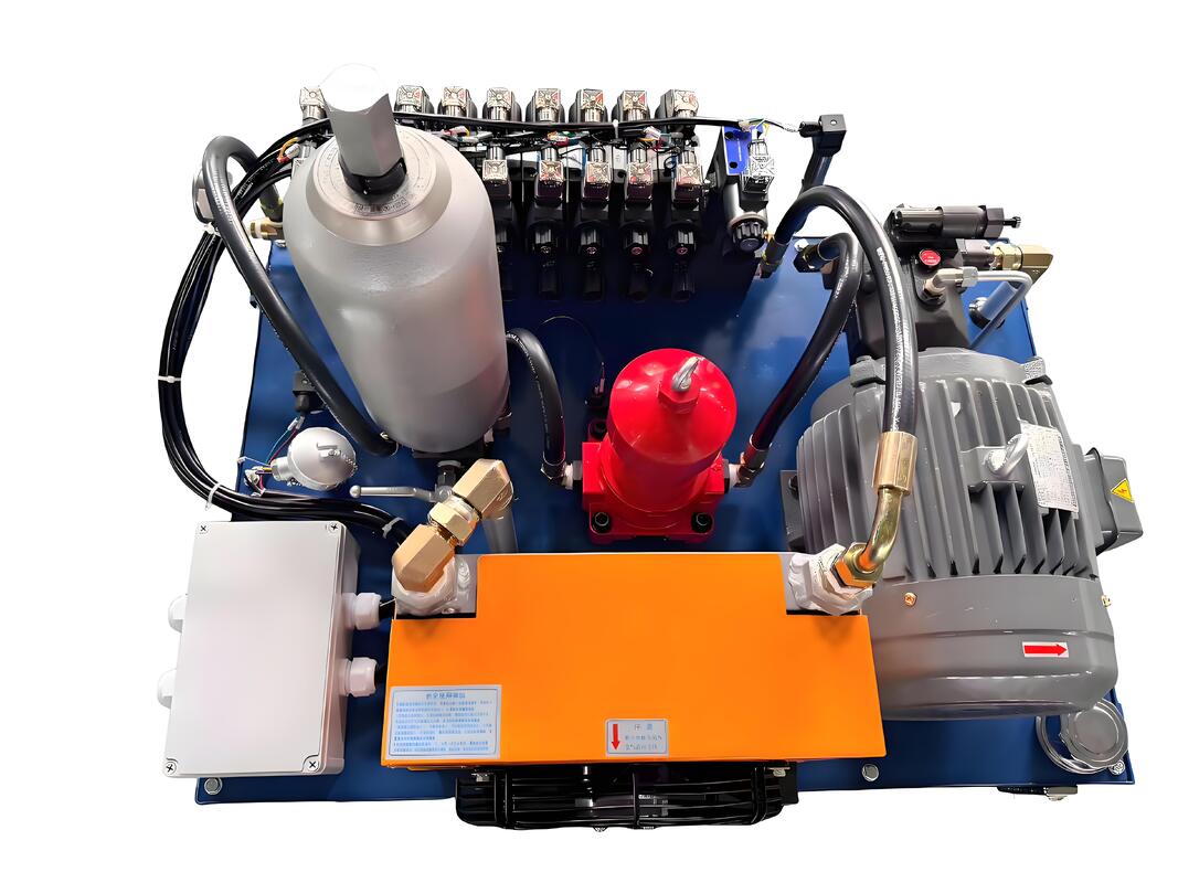 Hydraulic Power Unit-6L Steel Tank 2.5cc/R Hydraulic Gear Pump With Motor AC 380V 750W 1450RPM-2