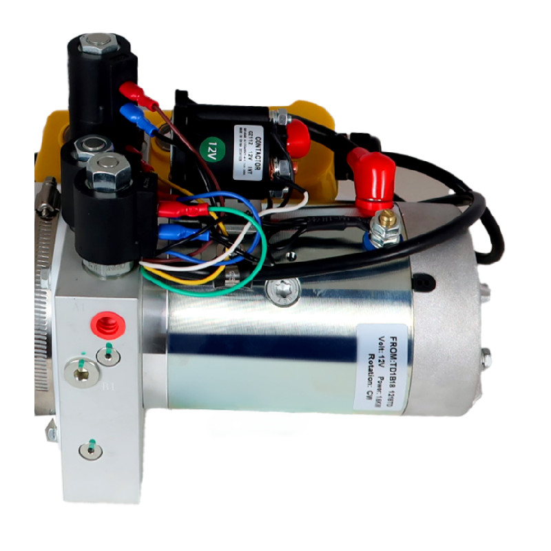 12v Dc Small Compact Hydraulic Power Unit Industrial Portable Electric For Flying Wing Car