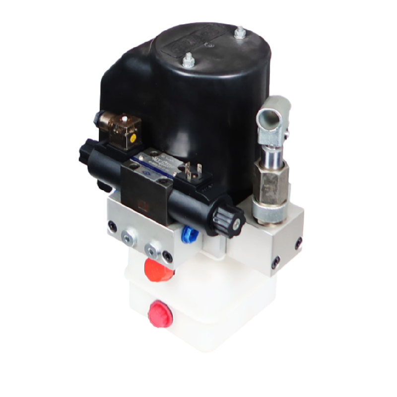 24V DC 1.6kw Double-Acting Hydraulic Power Pack For Trailer And Dump Truck Remote Optional